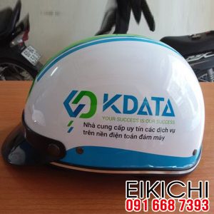 Dịch vụ điện toán đám mây KDATA làm mũ bảo hiểm quà tặng